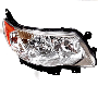 Image of Headlight US. Sealed Beam Headlight. Lamp Head (Right). A Non Sealed Beam Style. image for your 2009 Subaru Forester   